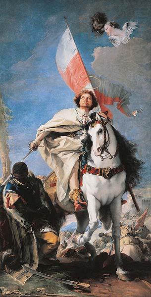 Giovanni Battista Tiepolo St Jacobus defeats the Moors. china oil painting image